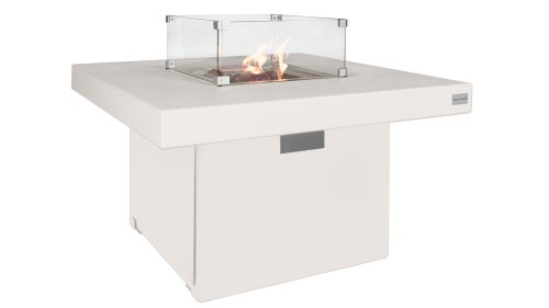 Easyfires Milano Feuertisch Quadratisch Weiß