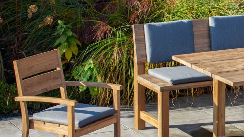 niehoff teakhouten hoeklounge unit